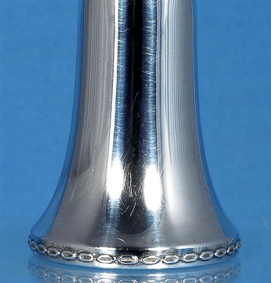 An Irish silver sugar caster, by Jewellery & Metal Manufacturing Co, Height 150mm Weight 5.8oz/183grms
